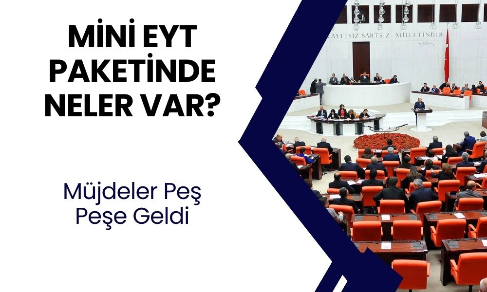 Mini EYT ile Staj ve Çıraklık Mağdurlarına Emeklilik Hakkı Veriliyor! Müjdeler Peş Peşe Geldi