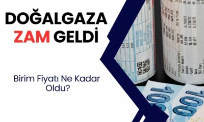 Doğalgaza Zam Geldi