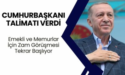 MEMUR ve EMEKLİYE Zam İçin Tekrardan Görüşmeler Başladı! Talimatı Cumhurbaşkanı Verdi!