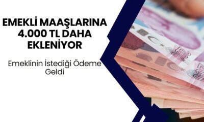 Emekli Bir İstedi Devlet Dört Verdi! Emekli Maaşlarına 4.000 TL Daha Ekleniyor