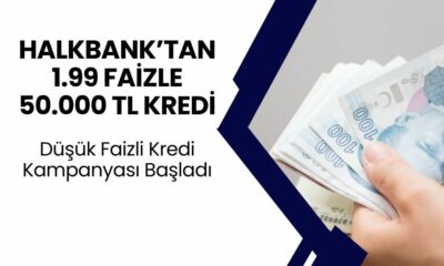 Halkbank 1.99 Faizlerle Borçlarınızı Kapatmanız İçin 50.000 TL Ödeme Vereceğini Açıkladı!