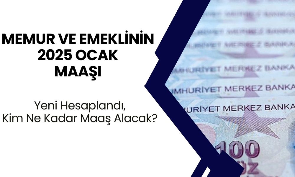 Memur ve emeklinin ocak 2025 ayı maaş zammı senaryoları