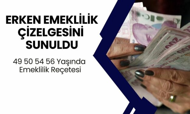 SGK SSK, BAĞ-KUR'luya erken emeklilik çizelgesini sunuldu: 49 50 54 56 yaşında emeklilik reçetesi