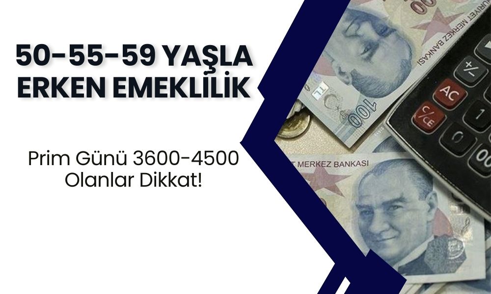 50-55-59 Yaş Sınırı İle.. O Kişilere 2. EYT Gelecek! Prim Günü 3600-4500 Olanlar Dikkat!