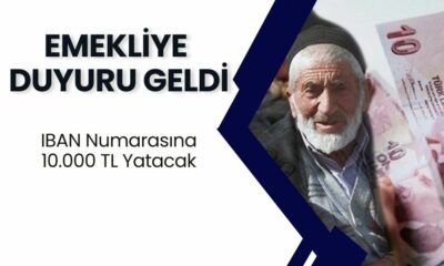 VE DUYURU GELDİ! 15 Milyon Emeklinin IBAN Numarasına Yatacak! 10.000 TL Ödeme Olacak!