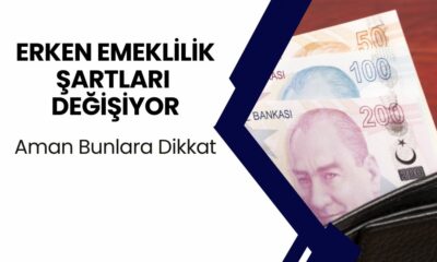 Aman bunlara dikkat! Erken emeklilik şartları değişiyor... Küçük esnaf ve EYT'lilere yeni sistem... Ev kadınlarına ve annelere fırsat