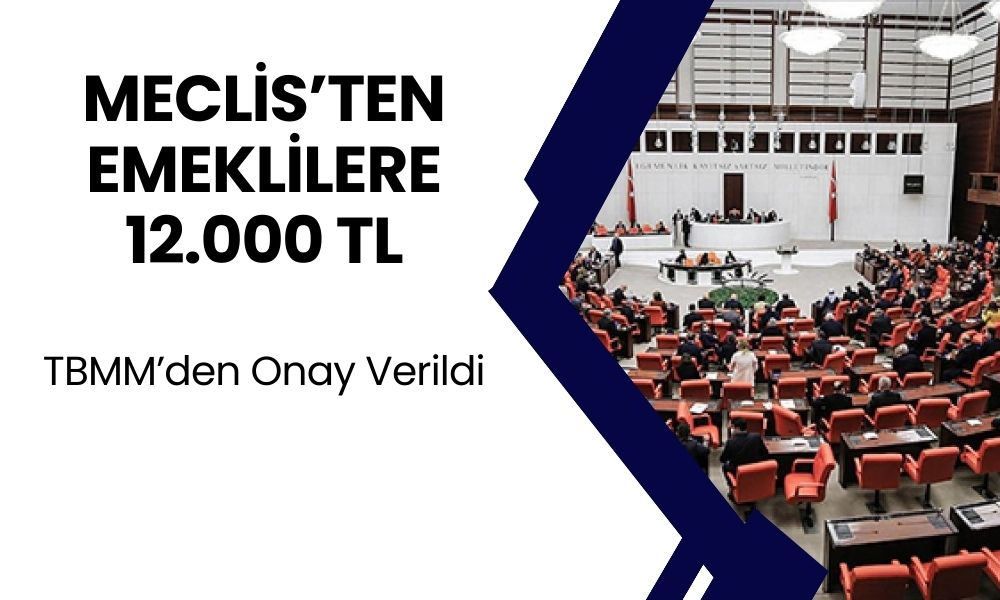 TBMM ONAYLADI! 16 Milyon Emekliye 12.000 TL Ödeme Verilecek! Maaş Hesabınızı Kontrol edin!