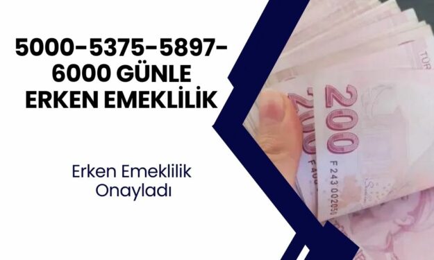 5000-5375-5897-6000 günü olanlar dikkat! Kademeli prim tablosu yayınlandı! EYT gibi 10 yılla erken emeklilik! SSK, Bağ-Kur...