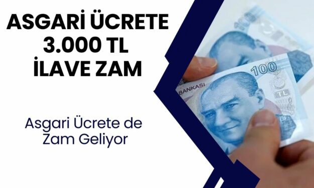 Asgari Ücrete Ara Zam İçin Açıklama Yaptı: 3000 TL İlave Zam