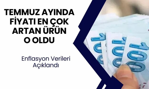 Temmuz ayında fiyatı en fazla artan o ürün oldu