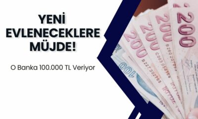 Yeni Evleneceklere Müjde! Başvuru Yapanlara O Banka 100.000 TL Ödeme Verecek