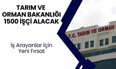 Tarım Bakanlığı 1500 İşçi Alımı İçin Yeni Duyuru Yayımlandı