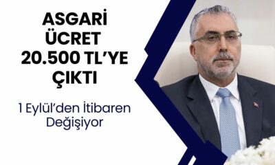 1 Eylül’den İtibaren Geçerli Asgari Ücret 20.500 TL Olacak! Açıklama Geldi