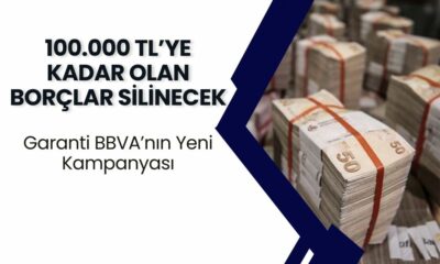 Garanti BBVA Bankasının Yeni Kampanyası Herkesi Mest Etti! 100.000 TL'ye Kadar Olan Banka Borçlarınızı Silinecek!