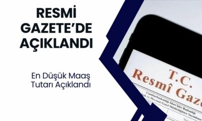 En Düşük Maaş Resmi Gazete'de İlan Edildi