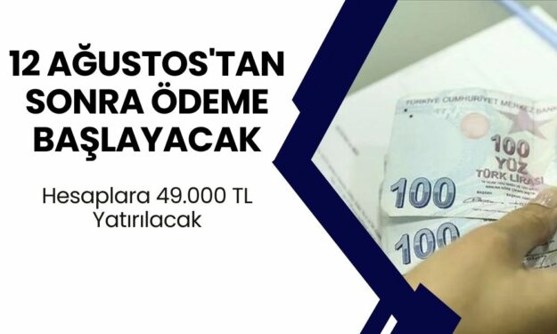 Garanti Bankası Ödemesi 12 Ağustos'tan Sonra Başlayacak, 49.000 TL'ye Kadar Anında Nakit Verilecek!