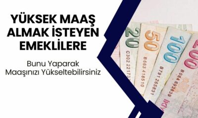 Yüksek maaş almak isteyen emeklilerin dikkatine: Bunu yapmak yeterli