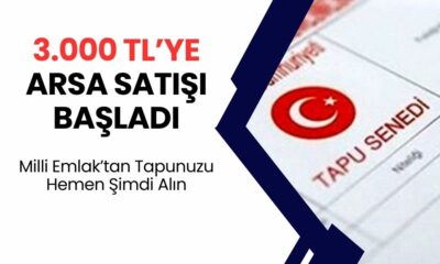 Tapu Sahibi Olmak İsteyenler Dikkat! Milli Emlak'tan 3 Bin TL'ye Arsa Satışa Çıktı