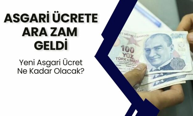 Asgari Ücrete Enflasyon Zammı! 2.780 TL Seyyanen Artış ve 2025 Zammı Açıklandı! Maaşlar Ne Kadar Olacak?