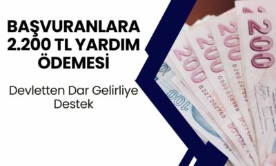 Başvuranlara 2.200 TL Yardım Parası Veriliyor! Devletten Dar Gelirliye Destek