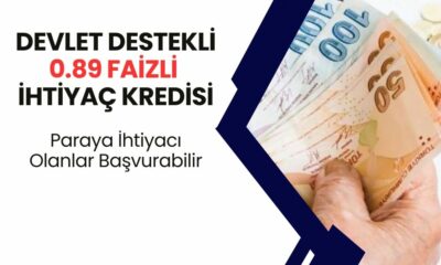 0.89 Faizle Kredi Kampanyası Başladı! Devlet Destekli Para...