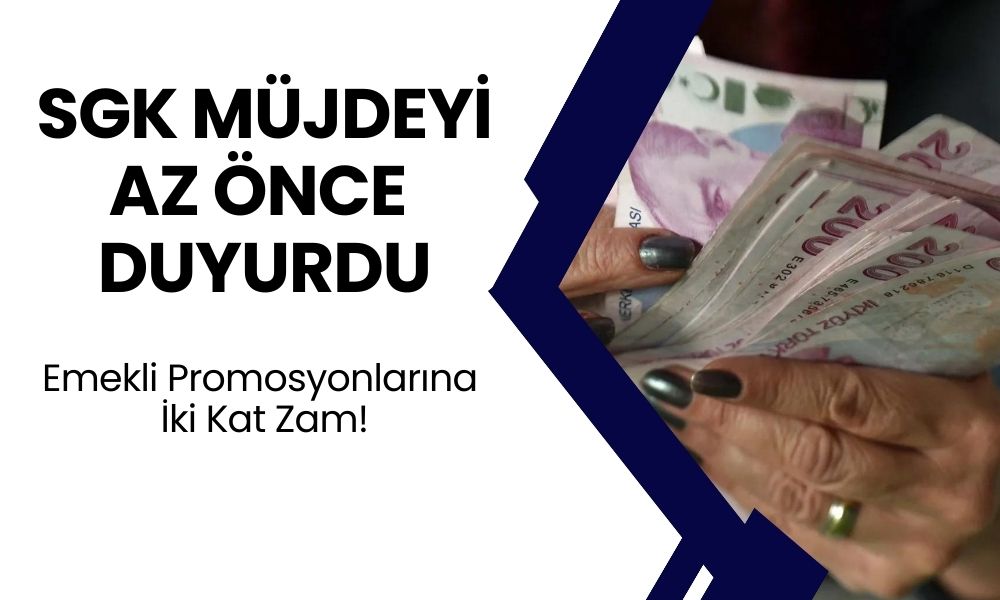 SGK müjdeyi az önce duyurdu: Emekli promosyonlarına iki kat zam! 81 ilde 5 bin 500 firmayla indirim imkanı, bayram ikramiyeleri, PTT ve daha fazlası...