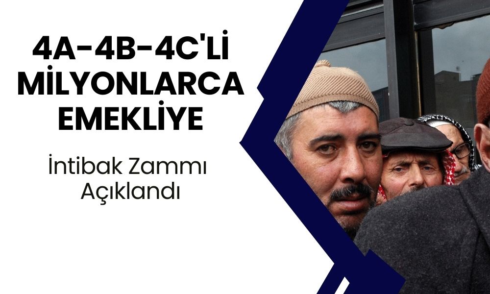 4A-4B-4C'li Milyonlarca Emekliye 'Hadi Hayırlı Olsun' Dedi! İntibak Zammı Açıklandı