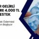 Dar Gelirli Ailelere 4.000 TL Maddi Destek! Yarın Sabah 9.00'dan Sonra ATM'den Çekebilirsiniz