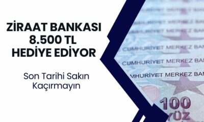 Ziraat Bankası Duyurdu! Müşterilere 8.500 TL Hediye Edilecek! Banka Kartınıza Aktarılacak