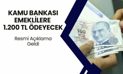 Kamu Bankası Emeklilere 1.200 TL Ödeme Yapacak!