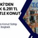 TOKİ Dar Gelirliye Özel Konut Projesi! 167 Bin TL Peşinatla 6.291 TL Taksitli Sıfır 2+1 Daire