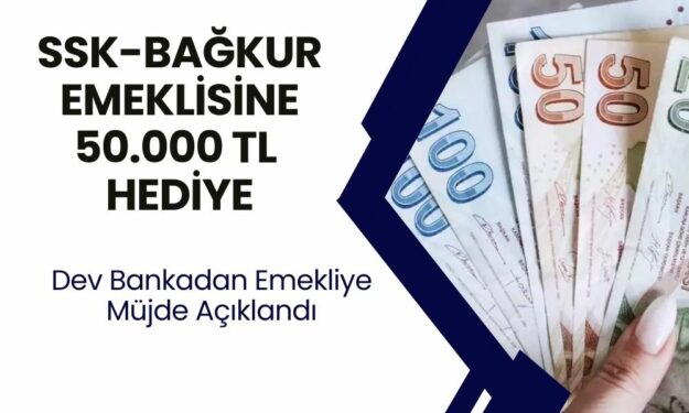 Denizbank Emeklilere Desteğini Açıkladı! Emekli Maaşı Alan Emeklilere 50.000 TL Ödeniyor