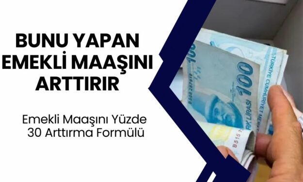 BUNU YAP MAAŞINI YÜZDE 30 ARTIR! Başvuru Tarihini Kaçırmayın! Emekli Maaşı Nasıl Yükseltilir?