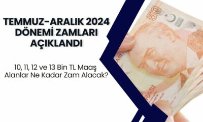 Emeklilere Büyük Müjde! Temmuz-Aralık 2024 Dönemi Zamları Açıklandı: 10, 11, 12 ve 13 Bin TL Maaş Alanlar Ne Kadar Zam Alacak?