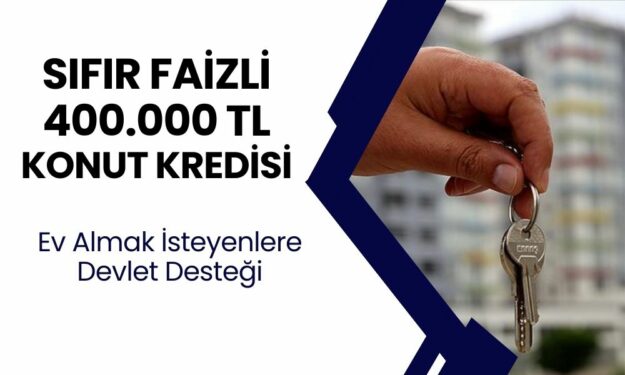 Sıfır Faizli 400 Bin Tl Kredi Veriliyor! Devlet Destekli Kredi! Müjde Verildi