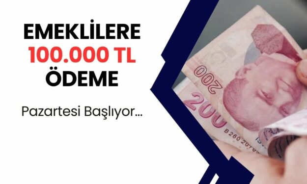 Emekliyi Rahata Erdirecek Destek! Tam Tamına 100.000 TL Verilecek