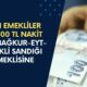 İstisnasız Tüm Emekliler 50.000 TL Nakit Alacak! SSK-BAĞKUR-EYT-Emekli Sandığı Emeklisi Olmak Yeterli