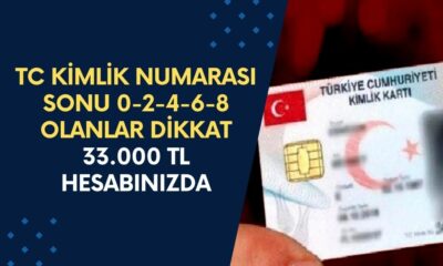 TC kimlik son rakamları 0-2-4-6-8 olanlar dikkat! Acil ihtiyaçlar için 33.000 TL ödeme verilecek!