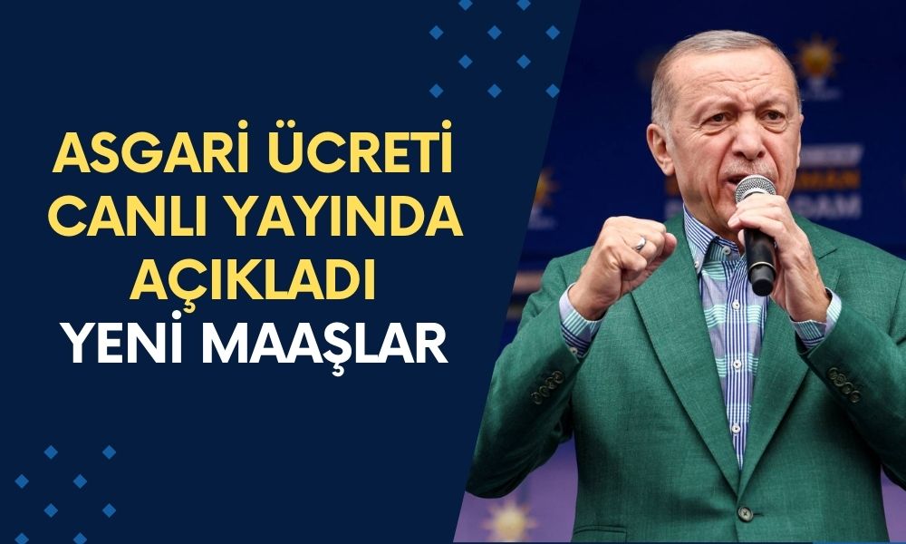 Zamlı Asgari Ücreti Canlı Yayında Açıkladı! 2025 Ocak Asgari Ücret Zammı Listede Yerini Aldı