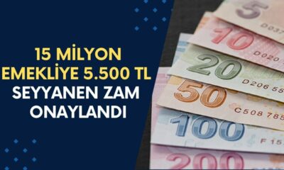 Resmi Olarak AÇIKLANDI! Emeklilere Seyyanane 5500 TL Zam Geleceği Netleşti!