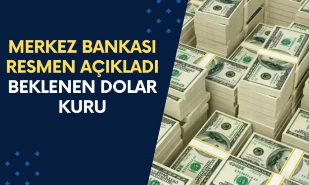 Merkez Bankası Resmen Açıkladı: 12 Gün Sonra Beklenen Dolar Kuru Açıklandı