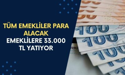 Tüm Emekliler Para Alacak! SSK-BAĞKUR-EYT Fark Etmeksizin Tüm Emeklilere 33.000 TL Yatıyor