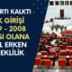 SGK Girişi 1999 - 2008 Arasında Olana 5 Yıl Erken Emeklilik Müjdesi! EYT Şartı Kalktı