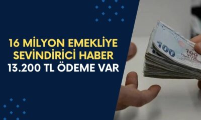 16 Milyon Emekliye Sevindirici Haber! Maaş Hesabı Olanlara 13.200 TL Ödeme Var, Limitler Tanımlanıyor! Hesaba Yatıyor!