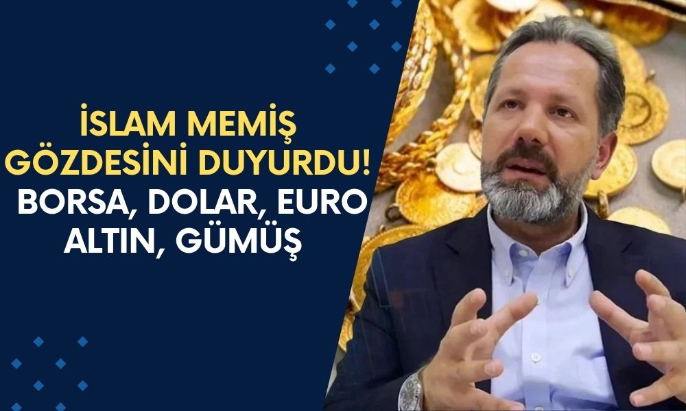 Yıldız Gibi Parlayacak! İslam Memiş Gözdesini Duyurdu! Borsa mı, dolar mı, euro mu, gram altın mı, gümüş mü hangisi?