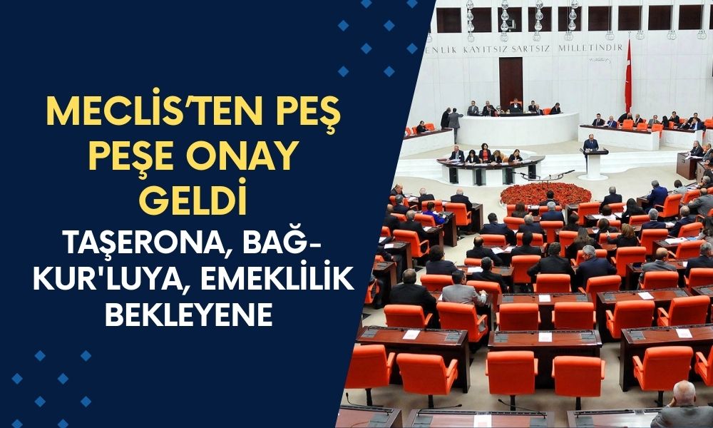 FLAŞ GELİŞME! Taşeron İşçi, Bağ-Kur'lu, Kademeli Emeklilik Bekleyenlere Onay Verildi