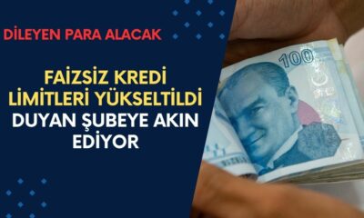 Faizsiz Kredi Limitleri Yükseltildi! O Banka Tek Kuruş Faiz İstemeden 45.000 TL Veriyor! Duyan Şubeye Akın Ediyor