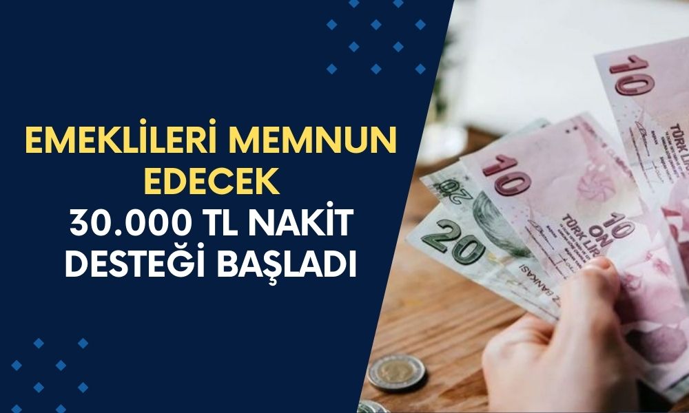 Emeklileri Memnun Edecek! Ziraat Bankası'ndan 30.000 TL Nakit Desteği Başladı! Kaçırmayın!