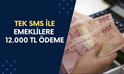 Tek SMS ile Emeklilere 12.000 TL Ödeme! Üstelik Tek Kuruş Geri Ödemesi YOK