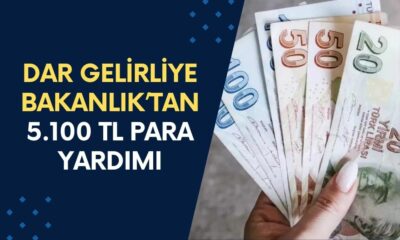 Dar Gelirliler İçin Bakanlık Devreye Girdi! 5.100 TL'lik DEVLET DESTEĞİ Başladı